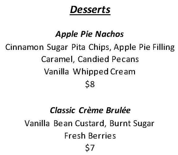 Page 4 of menu, Magnolia Social Starkville, MS